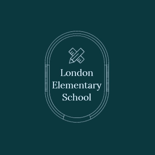 简单的伦敦小学 Logo