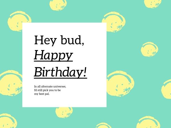 friends, friend, greeting, Green Birthday Card Template
