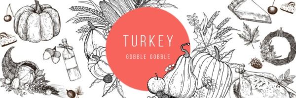 thanks giving, thank you, festival, Turkey Thanksgiving Twitter Cover Template