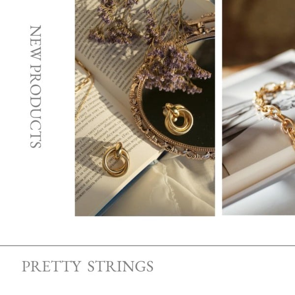 Earring Jewelry Sale Promotion Branding Post Instagram Post