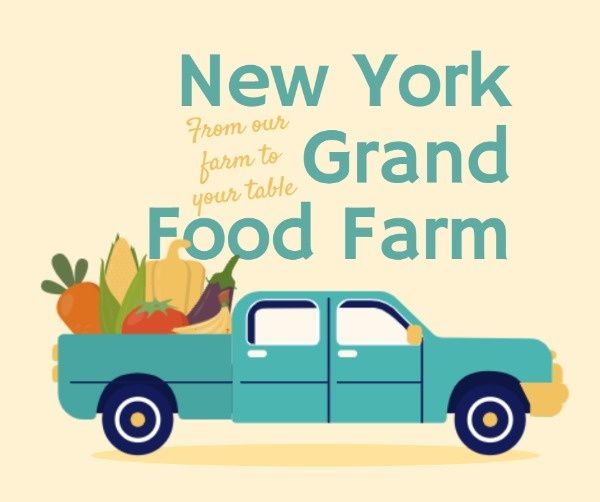 sale, grand, vegetable, Food Farm Ads Facebook Post Template