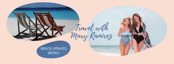 Summer Holiday Collage Banner Facebook Cover