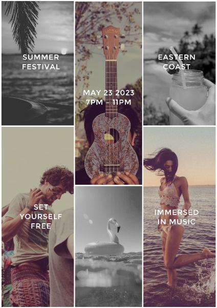 Summer Coast Festival Poster