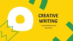 writing, education, class, Yellow Creative Thinking Presentation Template