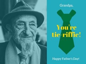 dad, grandpa, greeting, Happy father's day grandfather Card Template