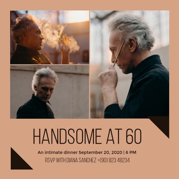 60th Birthday Party Instagram Post