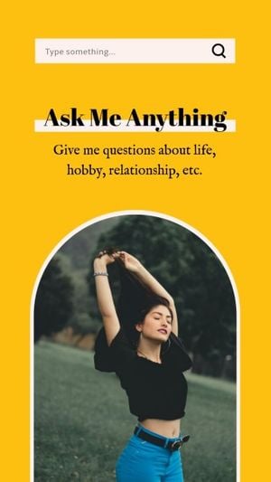 ask me a question, social media, questions, Ask Background Instagram Story Template