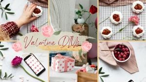 Pink Collage Valentine Handmade Gift Ideas Youtube Thumbnail