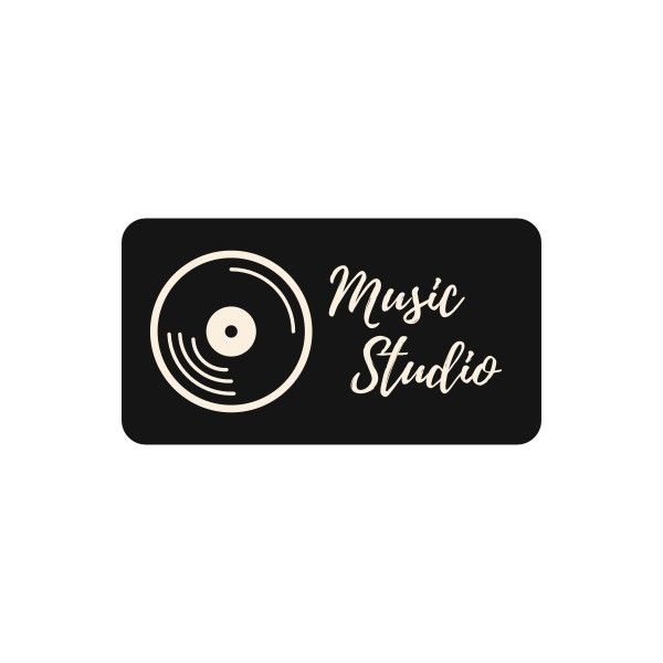 music, instrument, musical, Black And White Stereo Speaker Store Logo Template