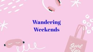 Pink Weekend Issue Youtube Channel Art