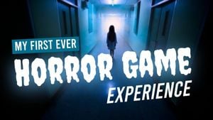 social media, ghost, cold, Horror Game Experience Youtube Thumbnail Template