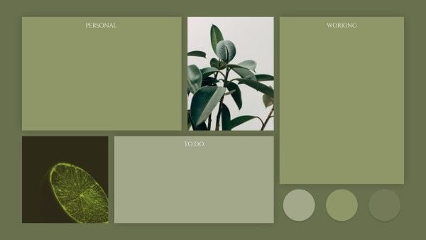 schedule, planner, to do list, Green Organic Personalize Desktop Organizer Desktop Wallpaper Template