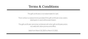 school uniforms, clothes, business, Store Sales Gift Certificate Template
