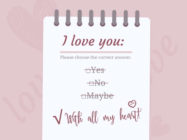 Love You With All My Heart Card