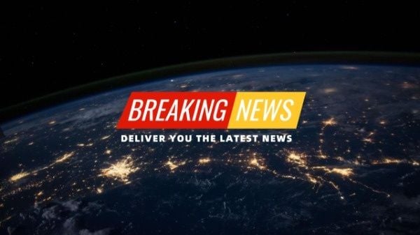 tipping points, report, broadcast, Breaking News Youtube Channel Art Template