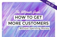 blogging, tips, article, How To Get More Customers Without Spending Money Blog Title Template