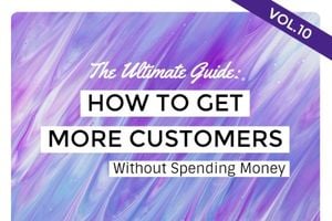 blogging, tips, article, How To Get More Customers Without Spending Money Blog Title Template