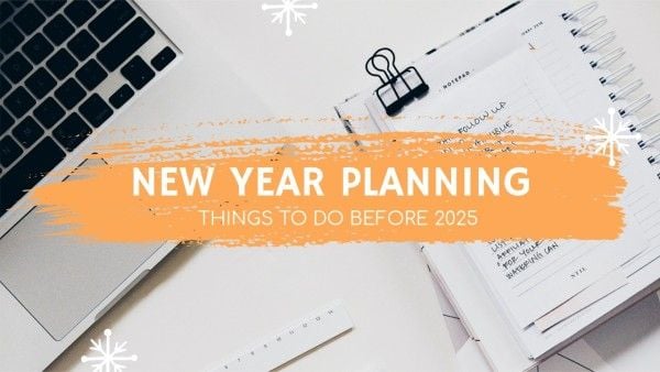 christmas, xmas, new year plan, New Year Holiday Planning Youtube Thumbnail Template