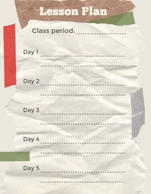 life planner, date, mounth, White February Life Lesson Plan Template