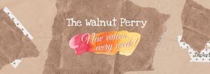 walnut perry, minimalist, design, Brown Paper Background Banner Tumblr Banner Template