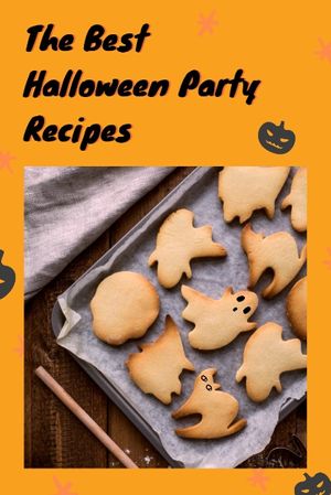 happy halloween, festival, holiday, Halloween Party Recipes Pinterest Post Template