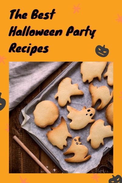 happy halloween, festival, holiday, Halloween Party Recipes Pinterest Post Template