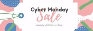Cyber Monday Sale Email Header