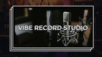 Black Vibe Record Studio Youtube Channel Art