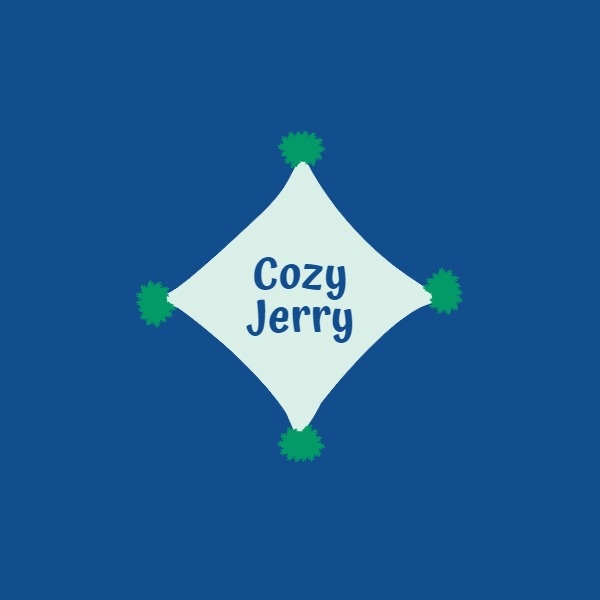 Blue Cushion Store Logo Logo