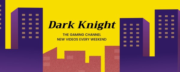 Purple And Yellow Dark Knight Game