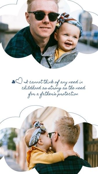 happy, fathers day, wish, Thank You Dad Instagram Story Template
