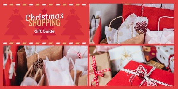 gift, gift guide, holiday, Christmas Shopping Guide Ideas Twitter Post Template