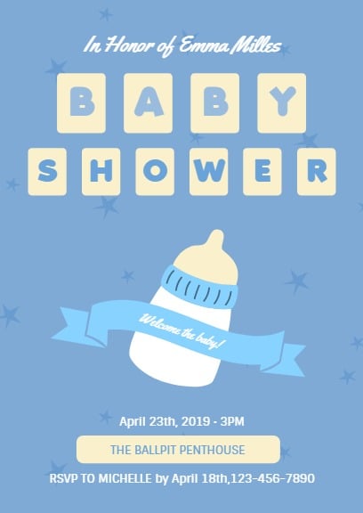 Little Baby Shower Invitation