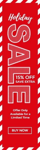 merry christmas, discount, save extra, Red ChristmasSale Banner Ads Wide Skyscraper Template