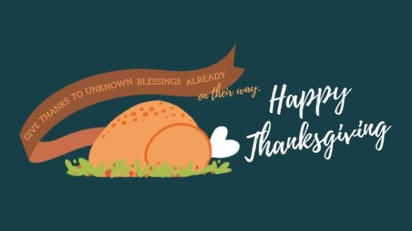 holiday, season, food, Happy Thanksgiving Turkey  Youtube Channel Art Template