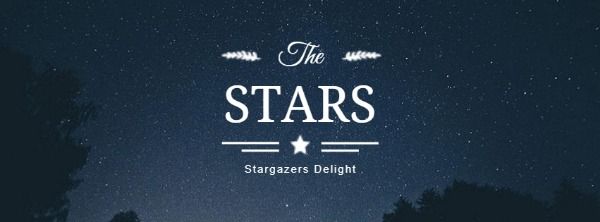 stars, stargazer, travel, Starry Night Facebook Cover Template