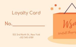 shopping, mall, marketing, Loyalty Card Business Card Template