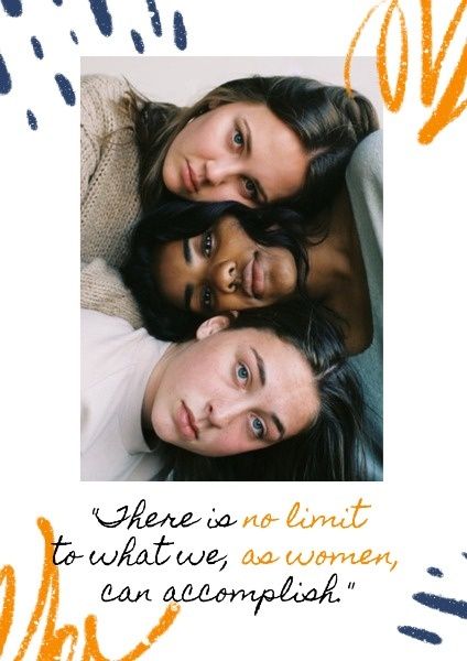 feminism, feminist, gender, White Girls' Confidence Quote Poster Template