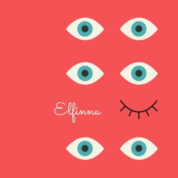 eye, eyes, eyelashes, Red Cute Freenlance ETSY Shop Icon Template