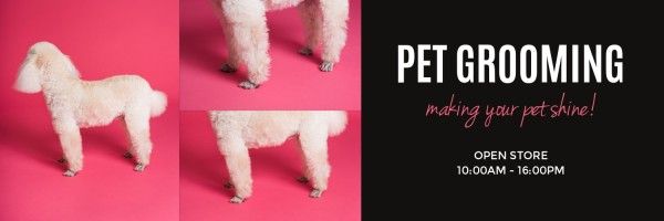 pet shop, pet grooming, photo, Cute Pet Twitter Cover Template