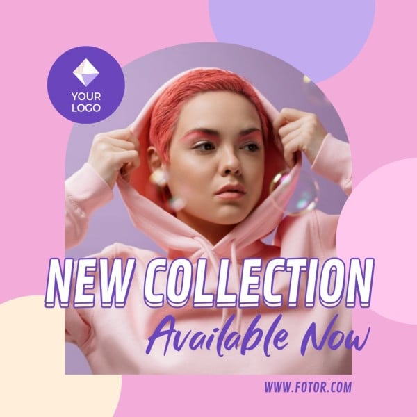 Pink Fahion New Collection Hoodie Instagram帖子