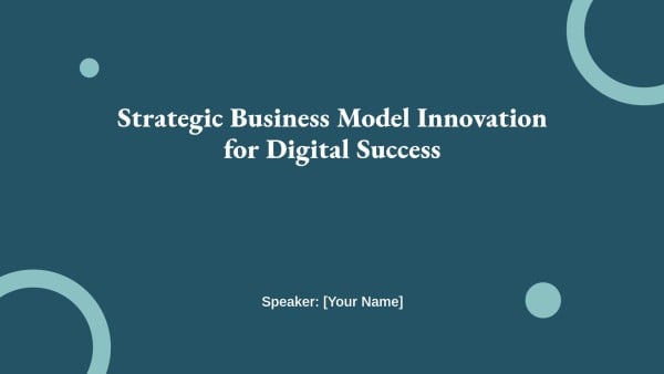 Dark Green Simple Business Report Presentation