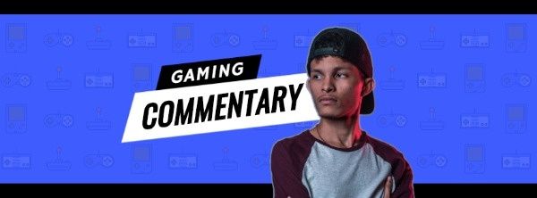gaming, tips, game consoles, Game Commentary Facebook Cover Template