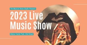 Live Music Facebook Event Cover