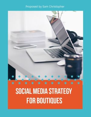 ブティックマーケティング提案のためのソーシャルメディア戦略 マーケティング提案