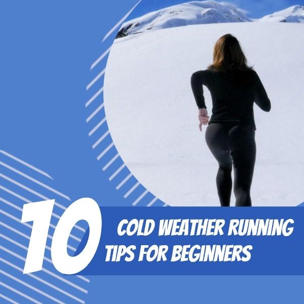 winter, exercise, fitness, Running Tips For Beginners Instagram Post Template