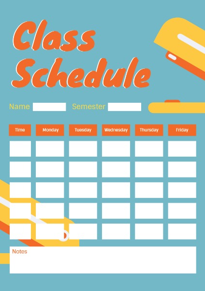 classroom schedule creator
