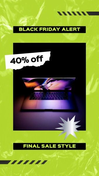 promotion, promo, cyber monday, Black Friday E-commerce Online Shopping Branding Sale Discount Instagram Story Template