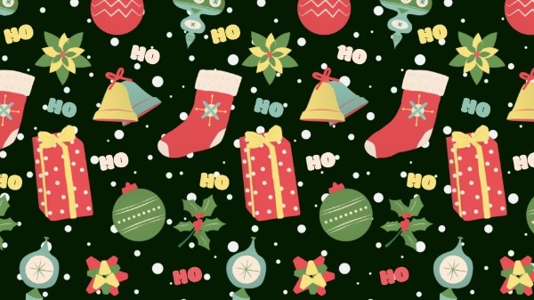 Festive Christmas Gift Wallpaper Wallpaper