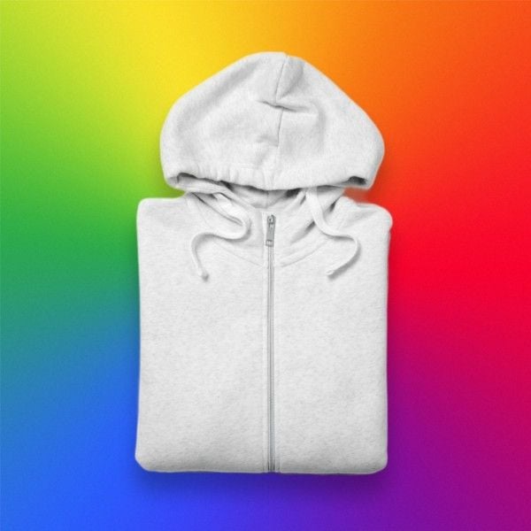 clothing, hoodie, general, Colorful Gradient Background Product Photo Template